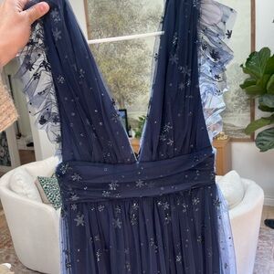 Navy blue star dress